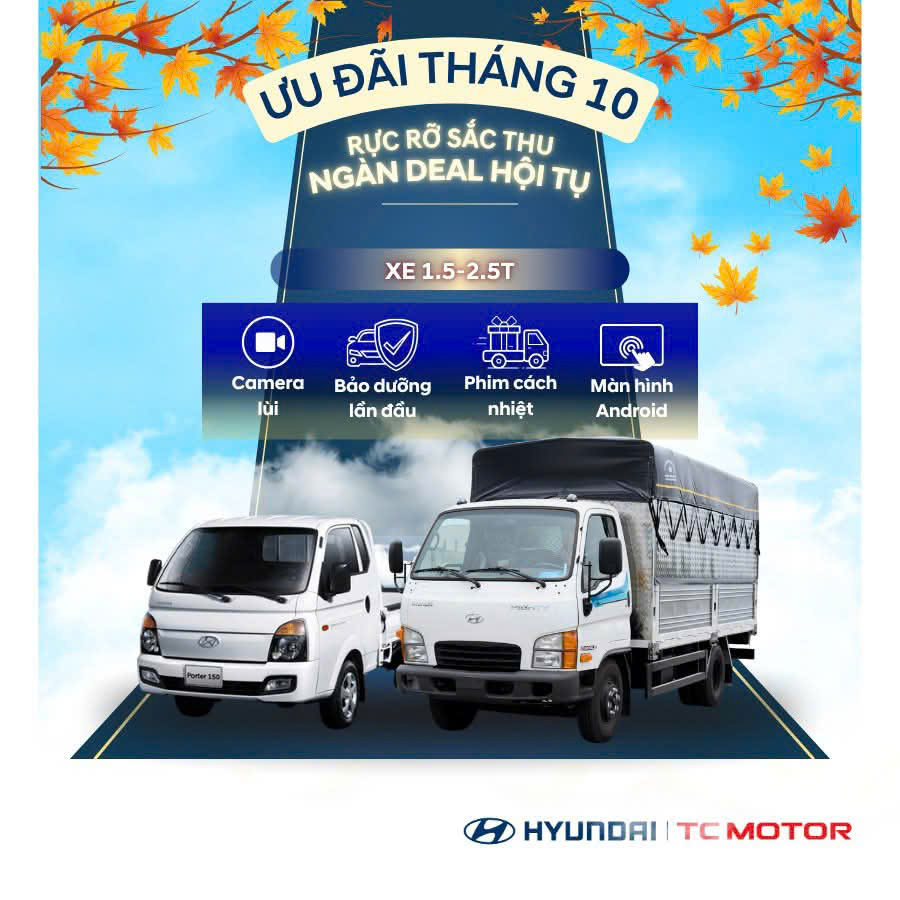 khuyến mãi xe tải Hyundai